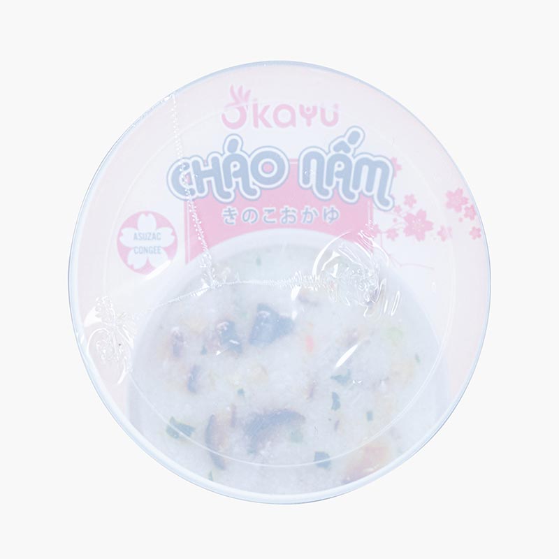 Cháo nấm Asuzac 36g Chay mặn đều dùng được thương hiệu ASUZAC FOODS
