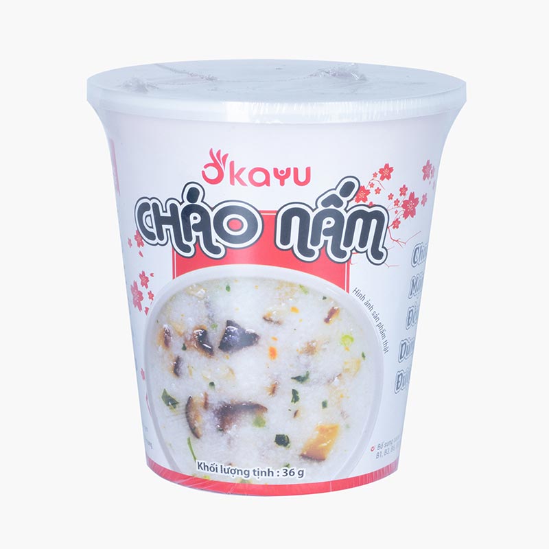 Cháo nấm Asuzac 36g Chay mặn đều dùng được