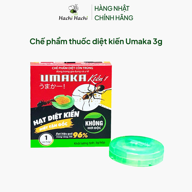 Chế phẩm thuốc diệt kiến Umaka 3g thương hiệu UMAKA