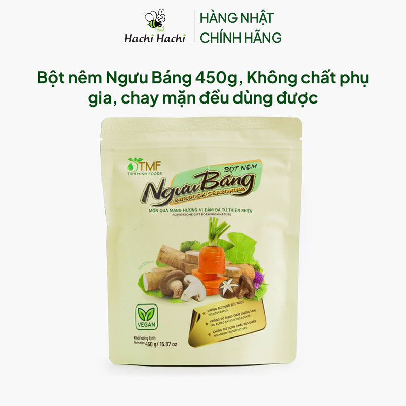 Bột nêm Ngưu Báng 450g, Không chất phụ gia, chay mặn đều dùng được thương hiệu 