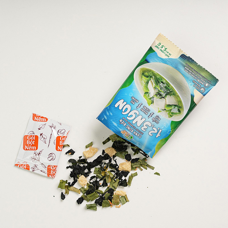 Canh rong biển 55g (5.5gx10 gói), chay mặn đều dùng được thương hiệu 