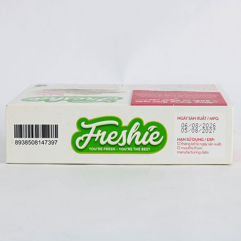 Thanh hạt dinh dưỡng Freshie vị hạt sen, đậu xanh 150g (6 thanh) thương hiệu TÂM MINH