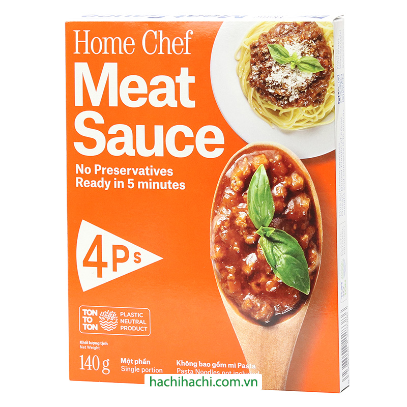 Xốt thịt mì Ý 4PS Home Chef 140g thương hiệu 