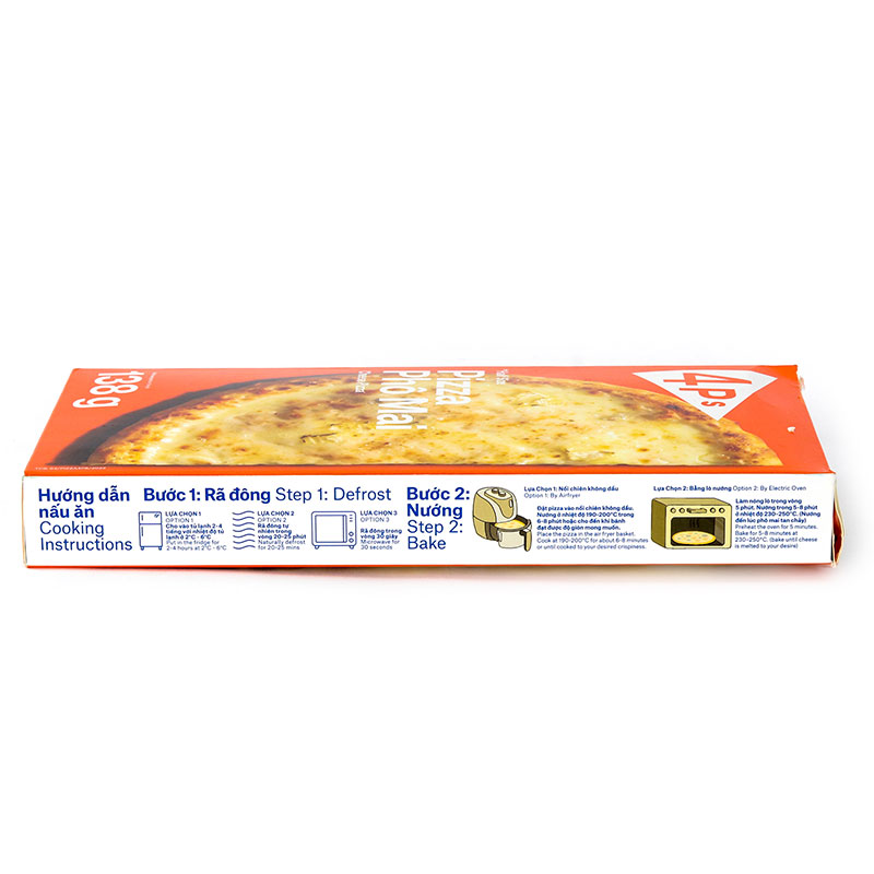 Pizza phô mai 4P's 138g thương hiệu 