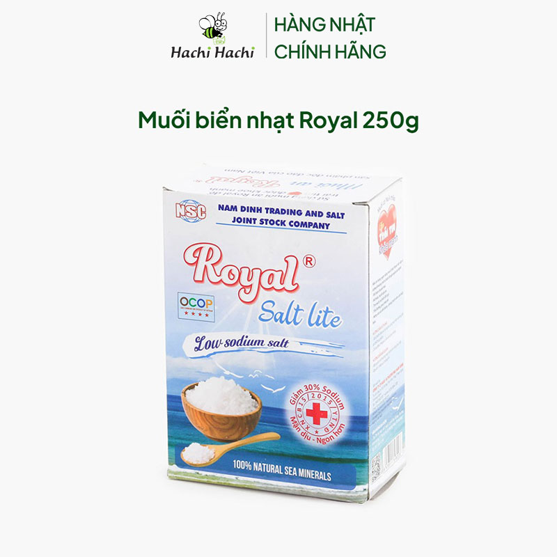 Muối biển nhạt Royal 250g thương hiệu 