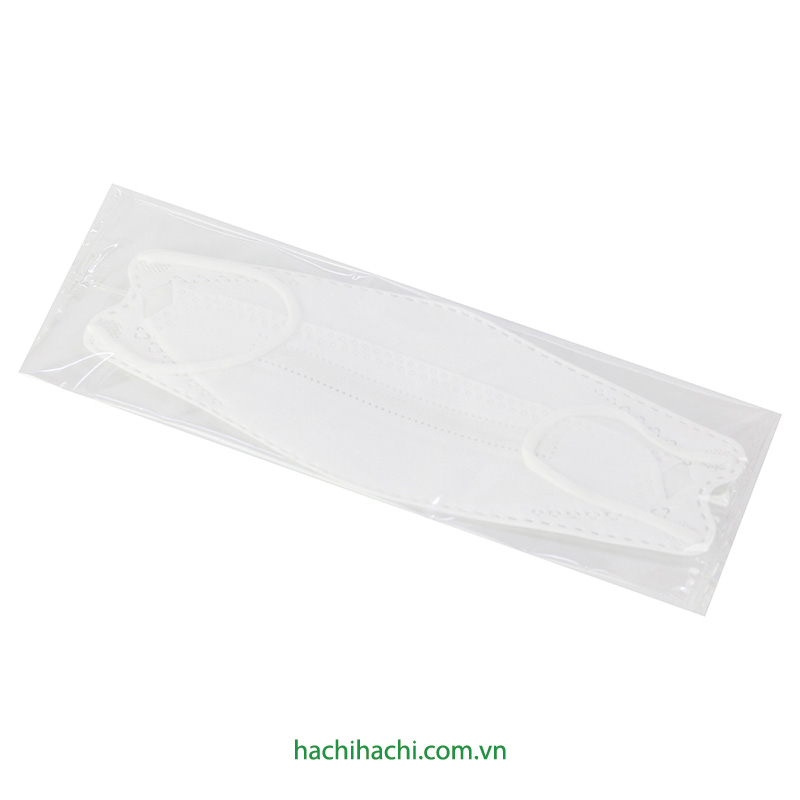 Khẩu trang Y tế Kim Sora KS94 4D 4 lớp, chống bụi, vi khuẩn, virus (10 cái - Trắng) thương hiệu 