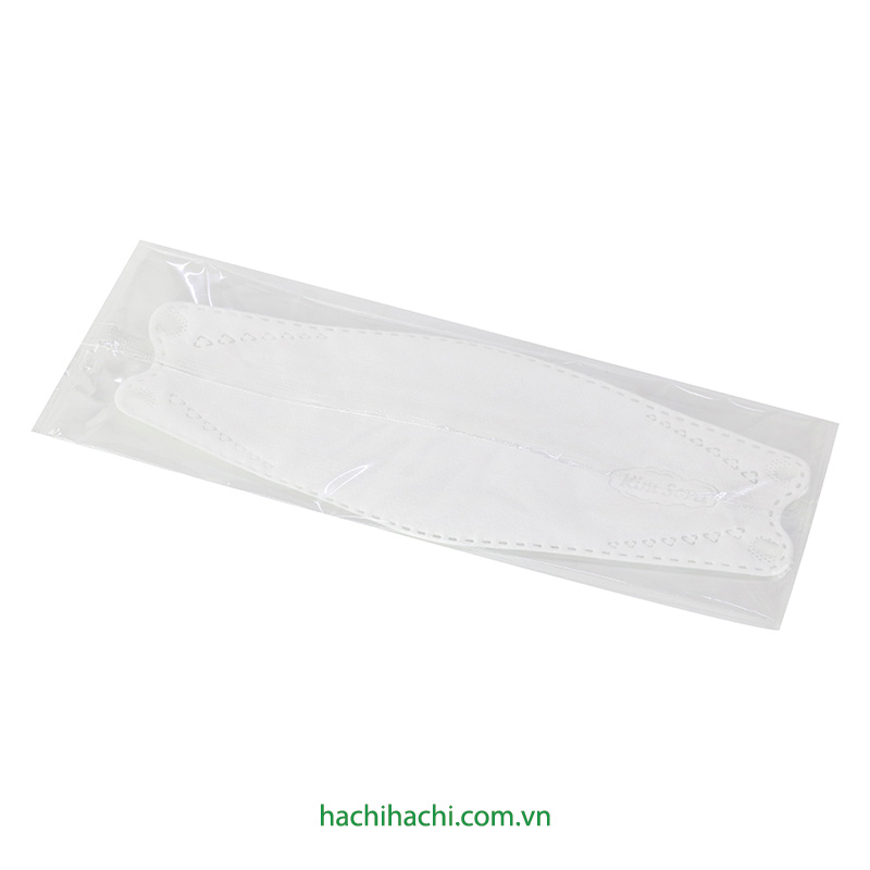 Khẩu trang Y tế Kim Sora KS94 4D 4 lớp, chống bụi, vi khuẩn, virus (10 cái - Trắng) thương hiệu 