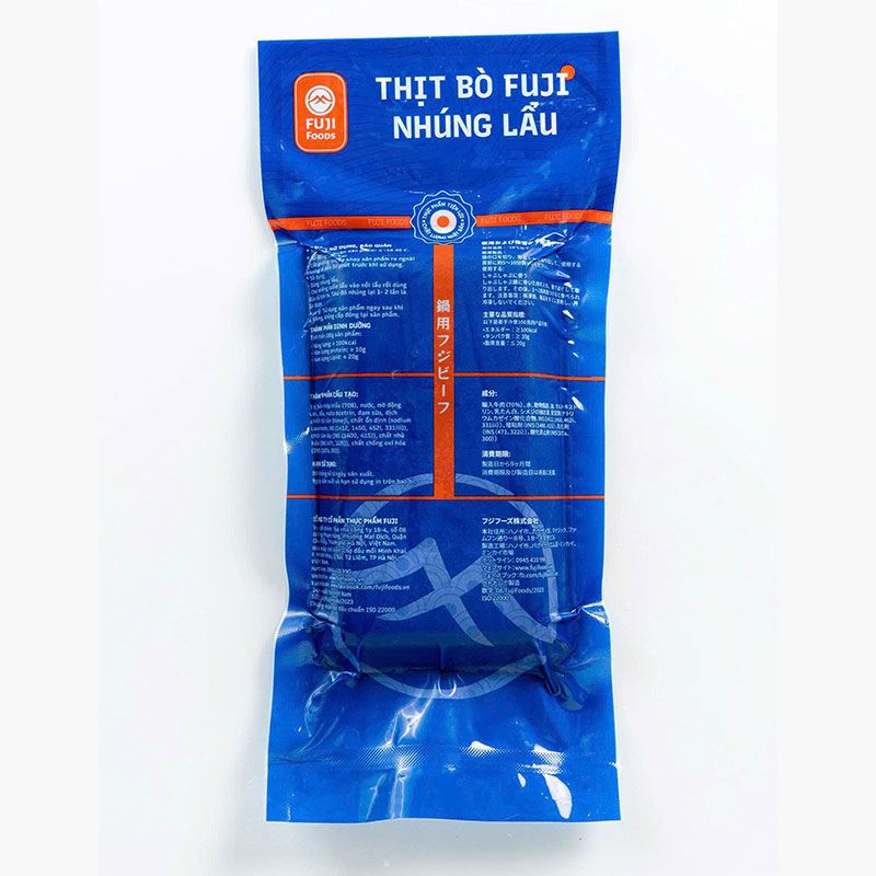 Thịt bò Fuji nhúng lẩu 200g thương hiệu 