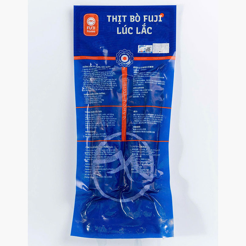 Thịt bò Fuji lúc lắc 250g thương hiệu 
