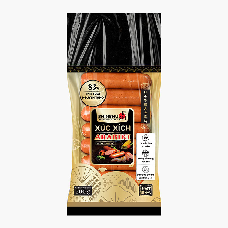 Xúc xích Arabiki 200g  thương hiệu 