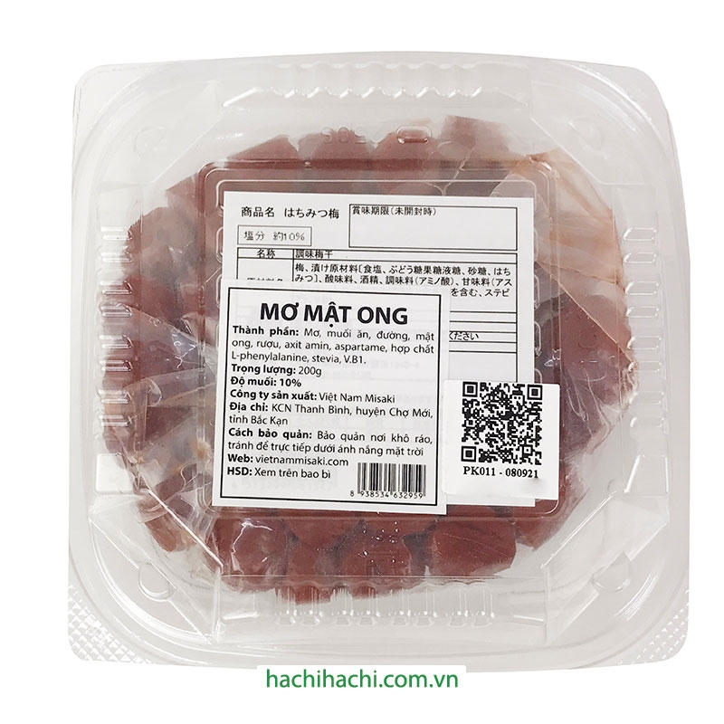 Mơ mật ong Misaki 200g thương hiệu 