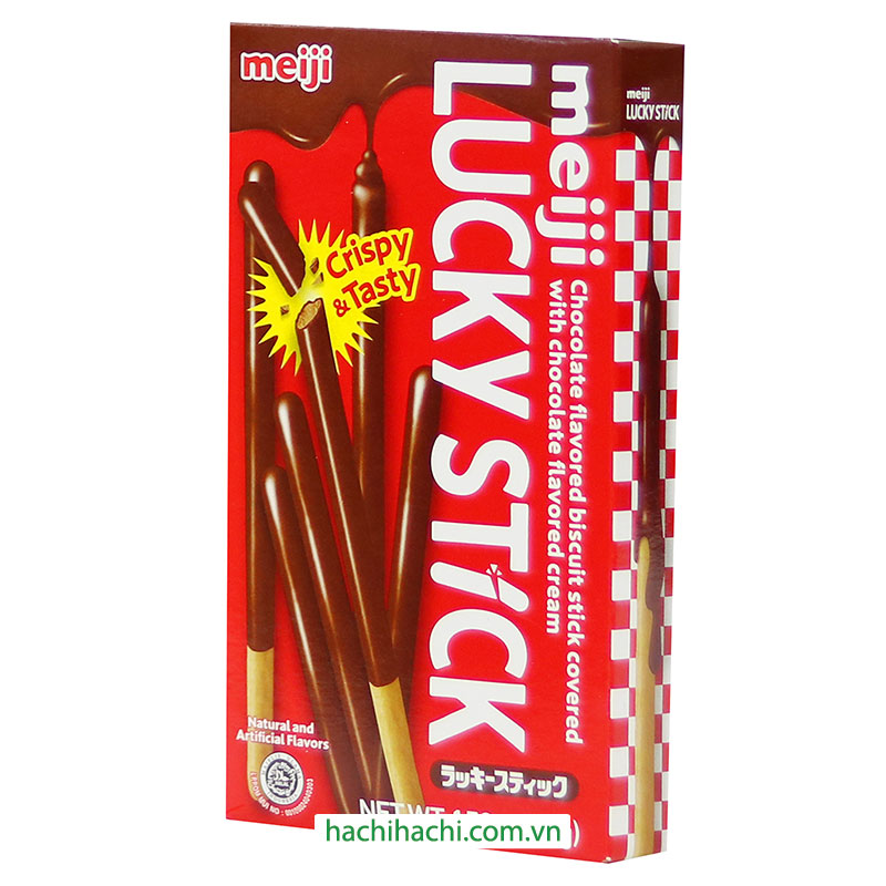 Bánh que Lucky Stick Chocolate Meiji 45g thương hiệu MEIJI
