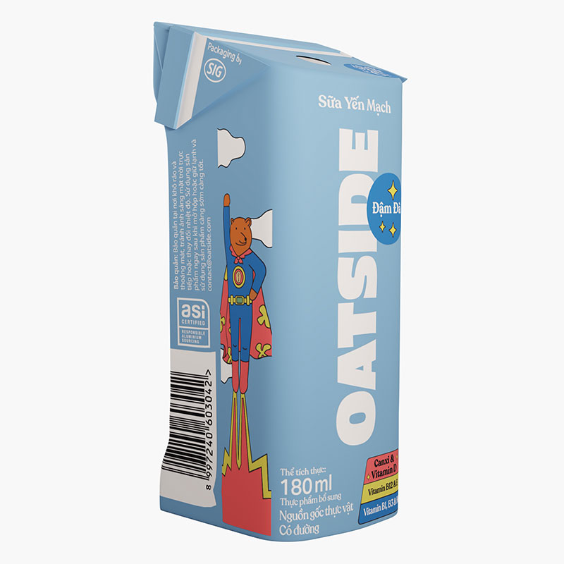TPBS: Sữa yến mạch đậm đà Oatside 180ml thương hiệu 
