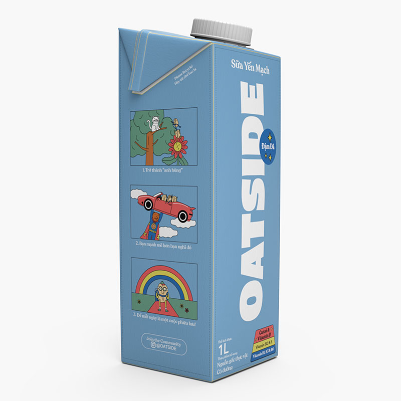 TPBS: Sữa yến mạch đậm đà Oatside 1L thương hiệu 