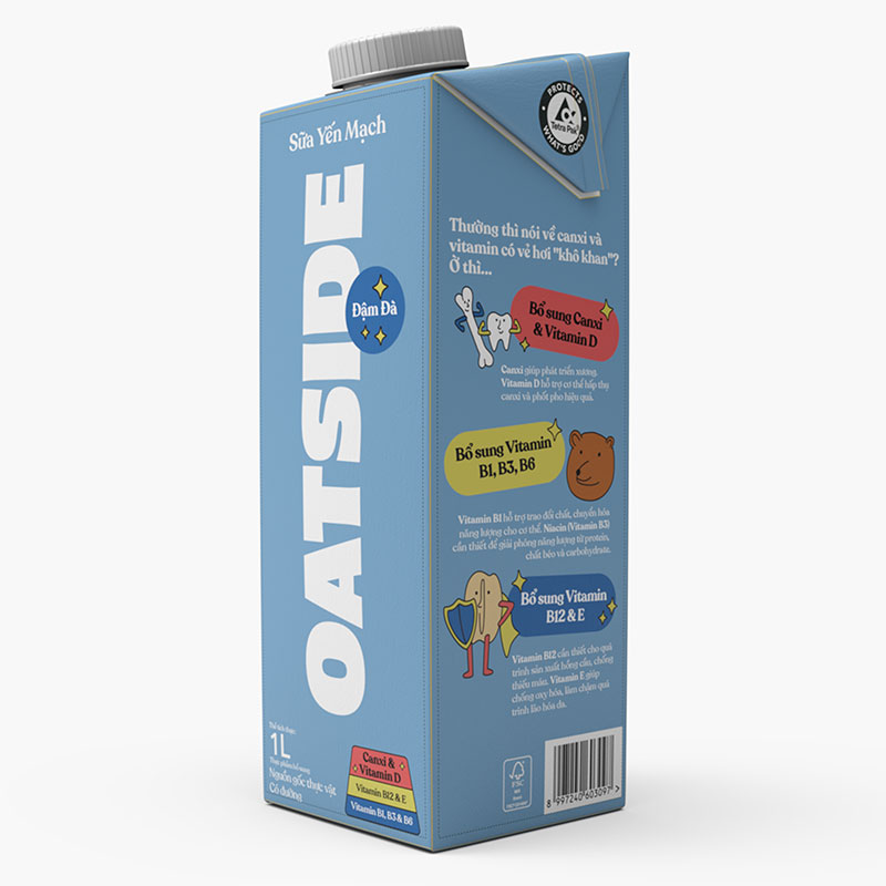 TPBS: Sữa yến mạch đậm đà Oatside 1L thương hiệu 