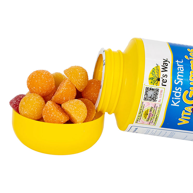 TPBVSK: Kẹo dẻo nhai bổ sung DHA  Nature's Way kids smart vita gummies omega 3 DHA fish oil 60 viên thương hiệu NATURE'S WAY