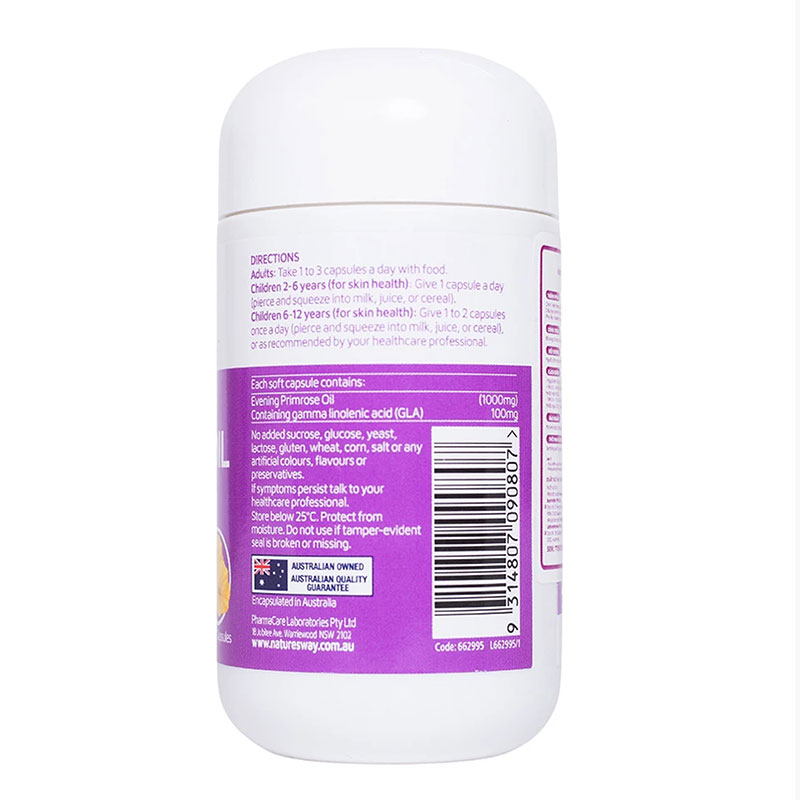 TPBVSK: Viên uống Nature's Way evening primrose oil 1000mg 60 viên thương hiệu NATURE'S WAY