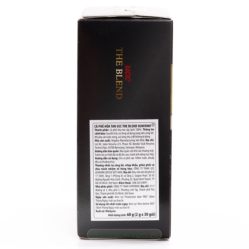 Cà phê hòa tan UCC The Blend Sumiyaki 60g (2g x 30 gói) thương hiệu UCC