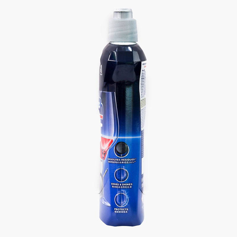 Nước làm bóng chuyên dùng máy rửa chén bát Finish Rinse & Shine aid 500ml thương hiệu FINISH