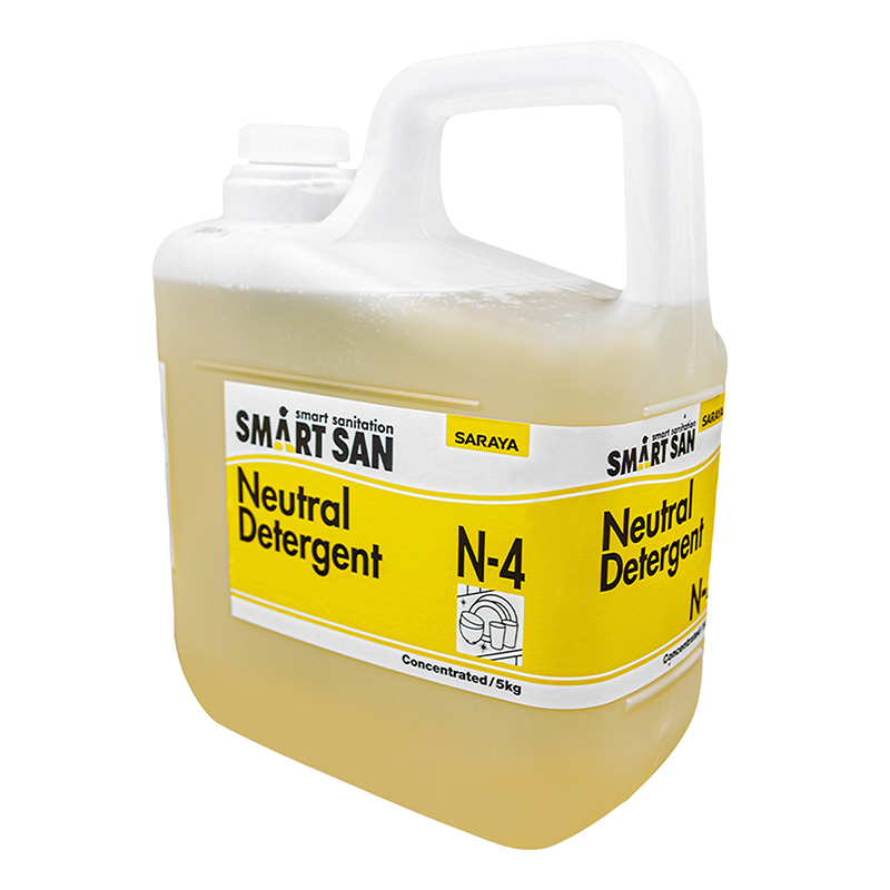 Dung dịch tẩy rửa trung tính Smartsan Neutral Detergent N-4 5kg thương hiệu SARAYA