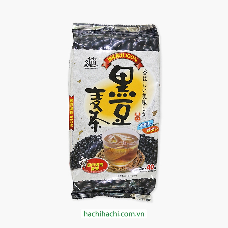 Trà Lúa mạch đậu đen SKK 400g (10gx40 gói) thương hiệu SANEI KOSAN