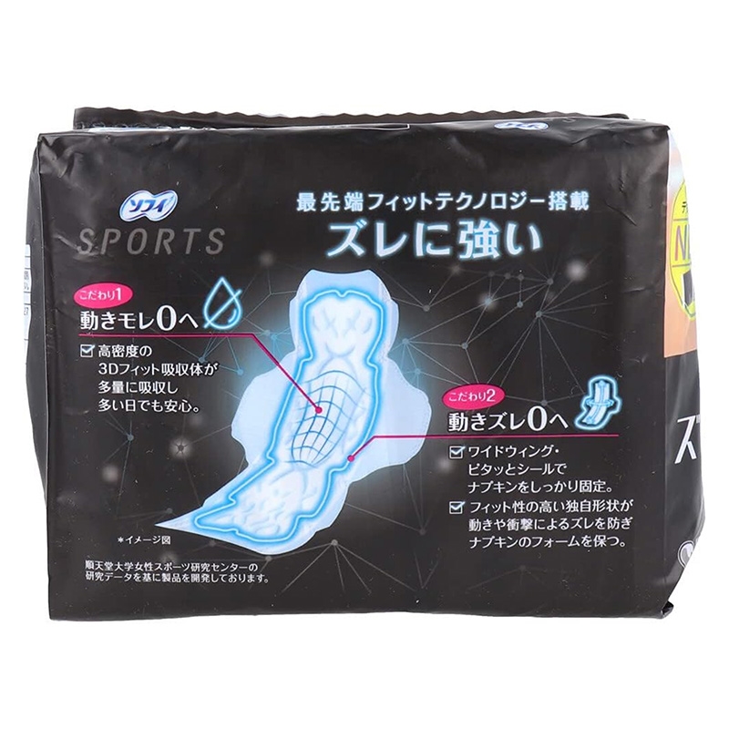 Băng vệ sinh Sofy Sports cánh 26cm 19 miếng  thương hiệu UNICHARM