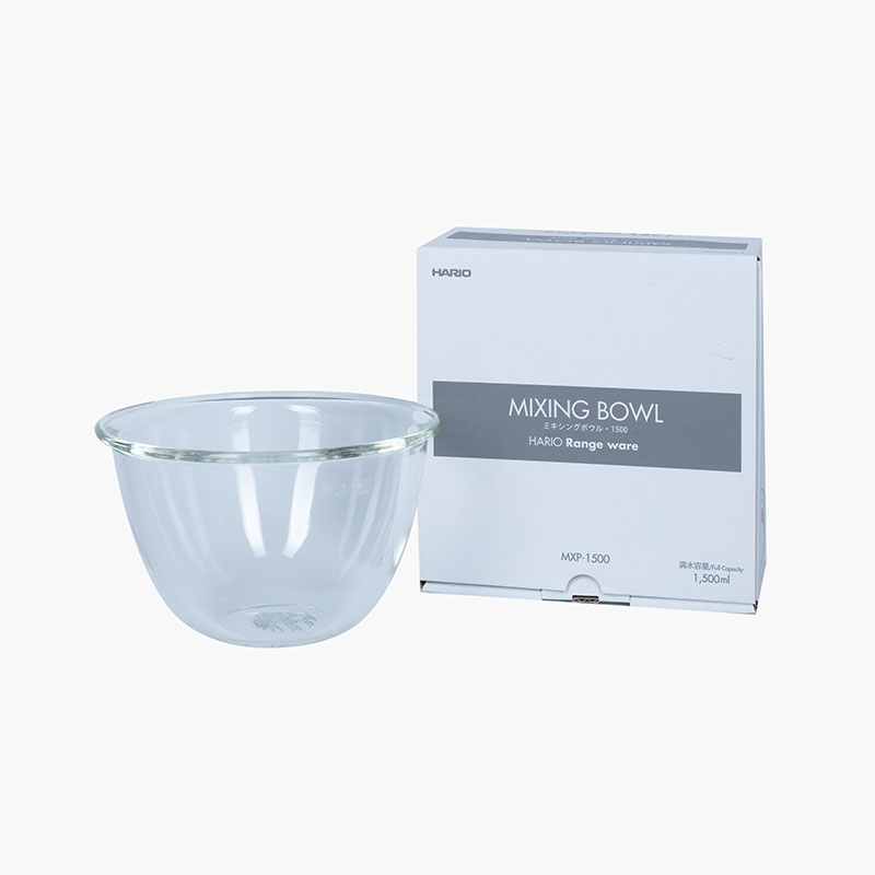 Tô thủy tinh chịu nhiệt Hario Nhật Bản, tô đại, bát ô tô, bát tô canh 18.7cm MXP-1500, dùng được lò vi sóng, lò nướng