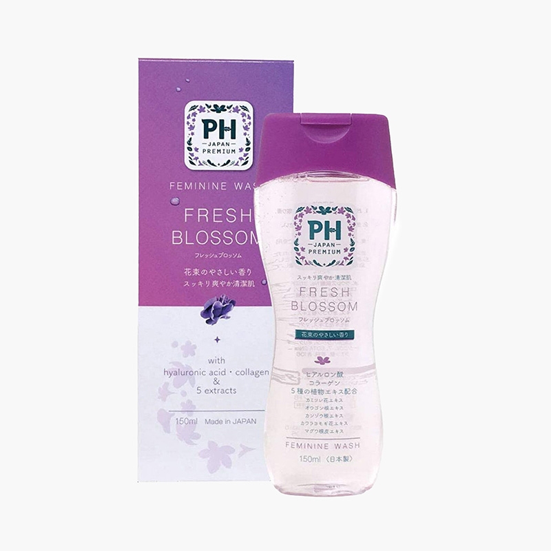 Dung dịch vệ sinh phụ nữ PH Japan hương hoa dịu nhẹ 150ml (tím) thương hiệu 