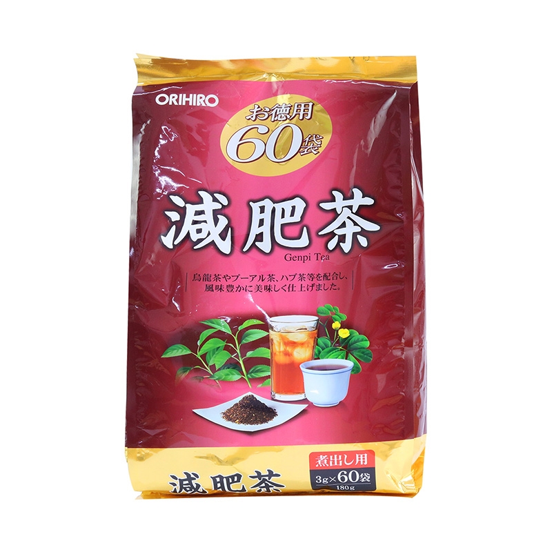 Trà thảo mộc Genpi Orihiro 180g (3gx60 gói) thương hiệu ORIHIRO