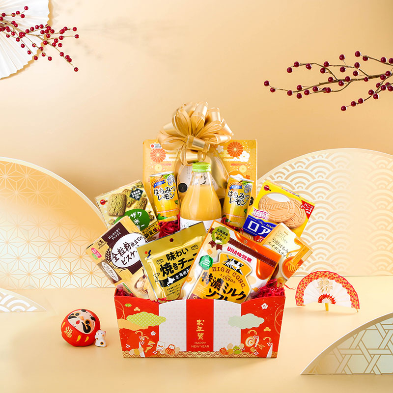 Giỏ quà Tết Nhật 2026 Khai Lộc Kaifuku 05 (10 món) thương hiệu 