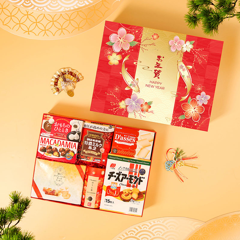 Hộp quà Tết Nhật 2026 Vạn Phúc Manpuku 04 (7 món) thương hiệu 