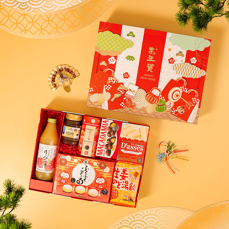 Hộp quà Tết Nhật 2026 Vạn Phúc Manpuku 05 (7 món) thương hiệu 