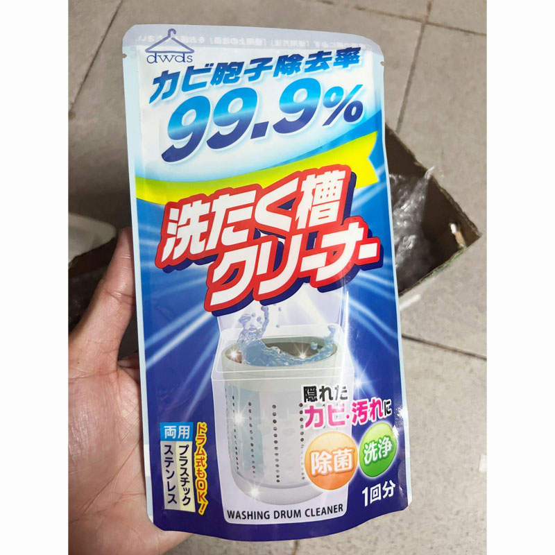 Combo siêu tiết kiệm 3 Bột tẩy lồng máy giặt kháng khuẩn, chống nấm mốc Rocket 120g thương hiệu 