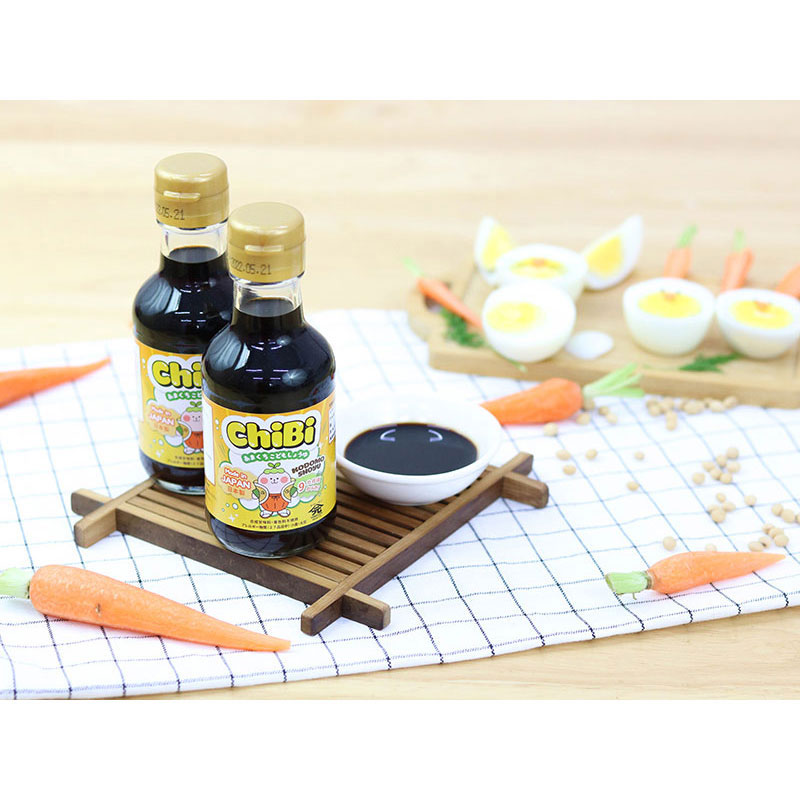 Combo siêu hời mua Nước tương Chibi Nhật Bản cho bé 150ml tặng Kẹo dẻo trái cây Nhật Bản Kanro Pure 63g (HSD: 30/6/26) thương hiệu 