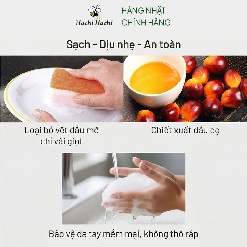 Combo siêu hời mua 3 Nước rửa chén đậm đặc gốc thực vật diệt khuẩn Kenko Clean hương chanh & trà xanh 800ml thương hiệu 
