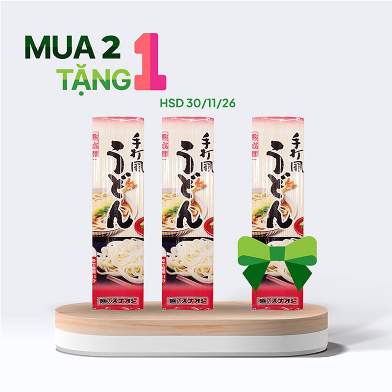 Combo siêu hời mua 2 tặng 1 Mì Udon Nhật Bản 200g (HSD: 30/11/2026)