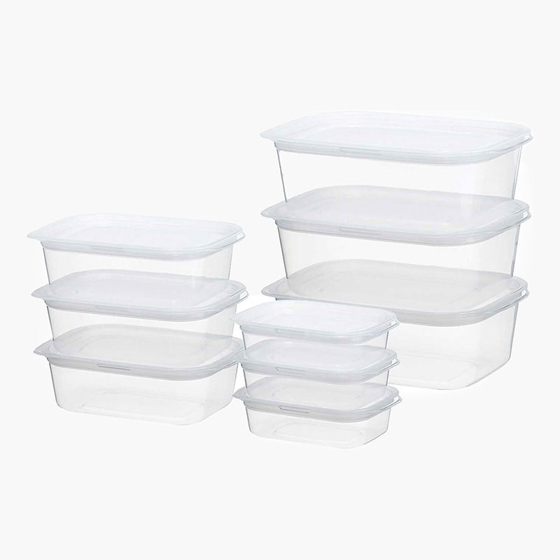 Combo siêu hời mua Bộ hộp nhựa đựng thực phẩm Inomata 9 cái tặng Mút chùi kỳ diệu, mút melamine Kokubo hình mèo 16 cái  thương hiệu 