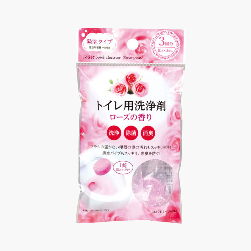 Combo siêu tiết kiệm Viên sủi tẩy rửa, khử mùi, kháng khuẩn bồn cầu 10gx3 viên hương hoa hồng và hương cam thương hiệu 