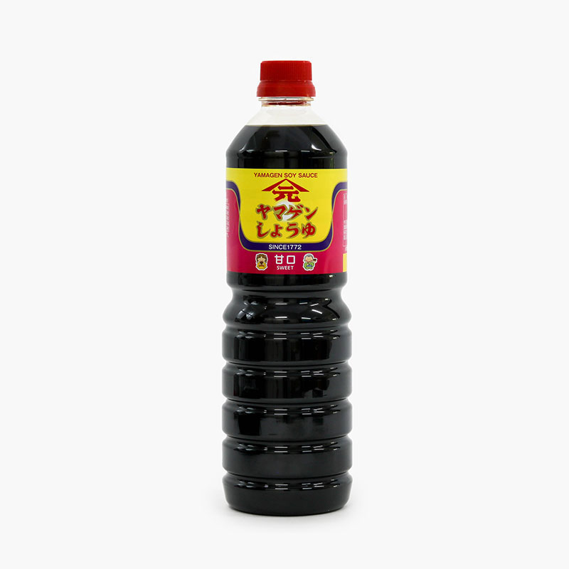 Combo siêu hời mua Nước tương đậu nành Shoyu Yamagen vị thanh dịu 1L tặng Nước tương đậu nành Shoyu Yamagen vị đậm đà 300ml thương hiệu 