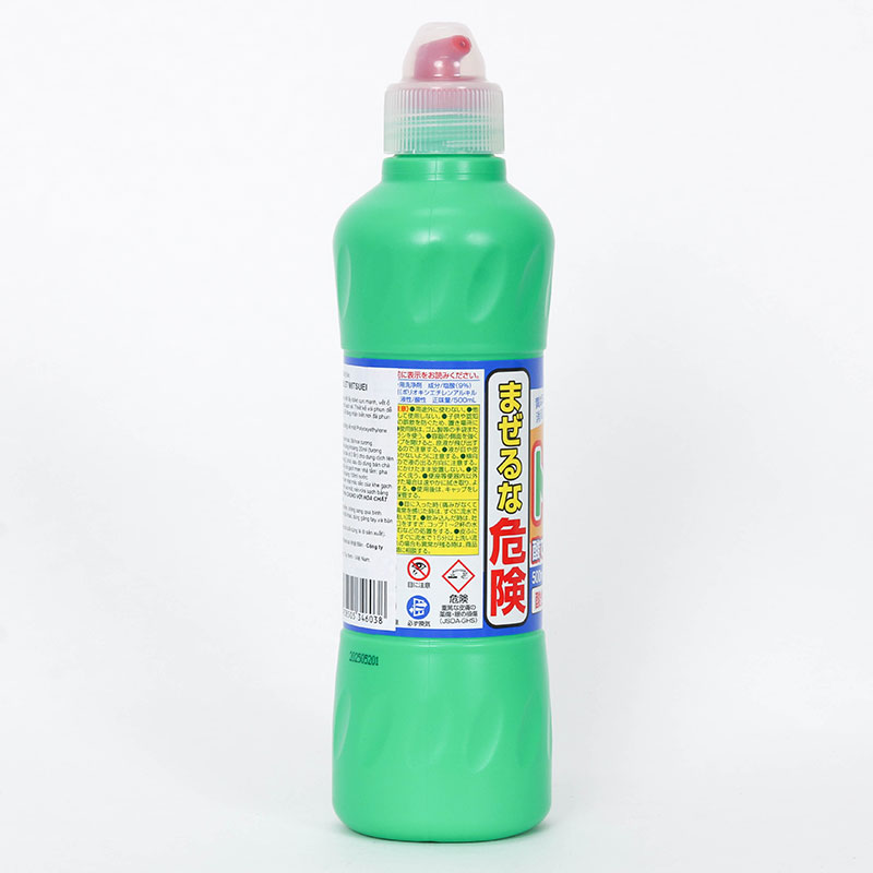 Combo siêu hời mua 1 tặng 1 Nước tẩy toilet Mitsuei 500ml không mùi, kháng khuẩn, tẩy vết ố vàng thương hiệu 
