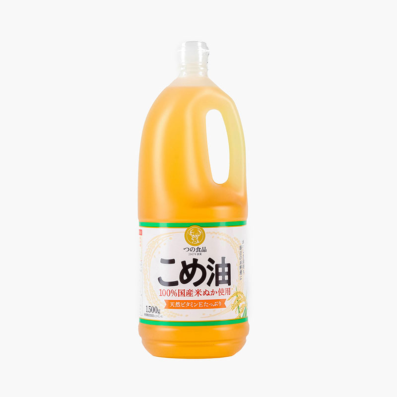 Combo siêu tiết kiệm 3 chai Dầu gạo Nhật Bản nguyên chất Tsuno 1500g (1636ml) thương hiệu 