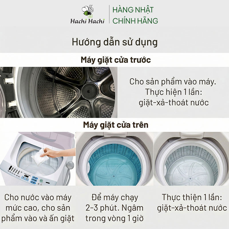Combo siêu tiết kiệm 2 Chất tẩy rửa lồng máy giặt Rocket 390ml thương hiệu 