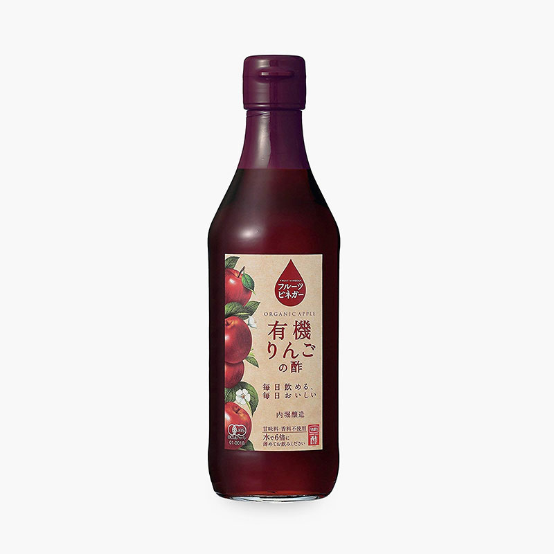 Combo siêu tiết kiệm 2 chai Giấm táo Organic Uchibori 360ml  thương hiệu 