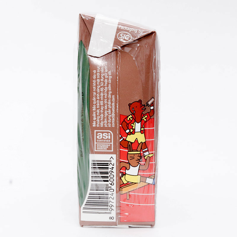 Combo siêu tiết kiệm 1 thùng 24 hộp TPBS: Sữa yến mạch vị socola lúa mạch Oatside 180ml thương hiệu 