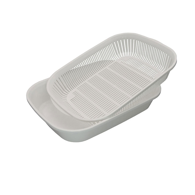 Combo siêu hời mua Khăn giấy bếp đa năng Ellemoi 2 lớp (4 cuộnx100 tờ) tặng Bộ khay rổ nhựa Nakaya 26.8x18.6cm (Nhiều mẫu) thương hiệu 