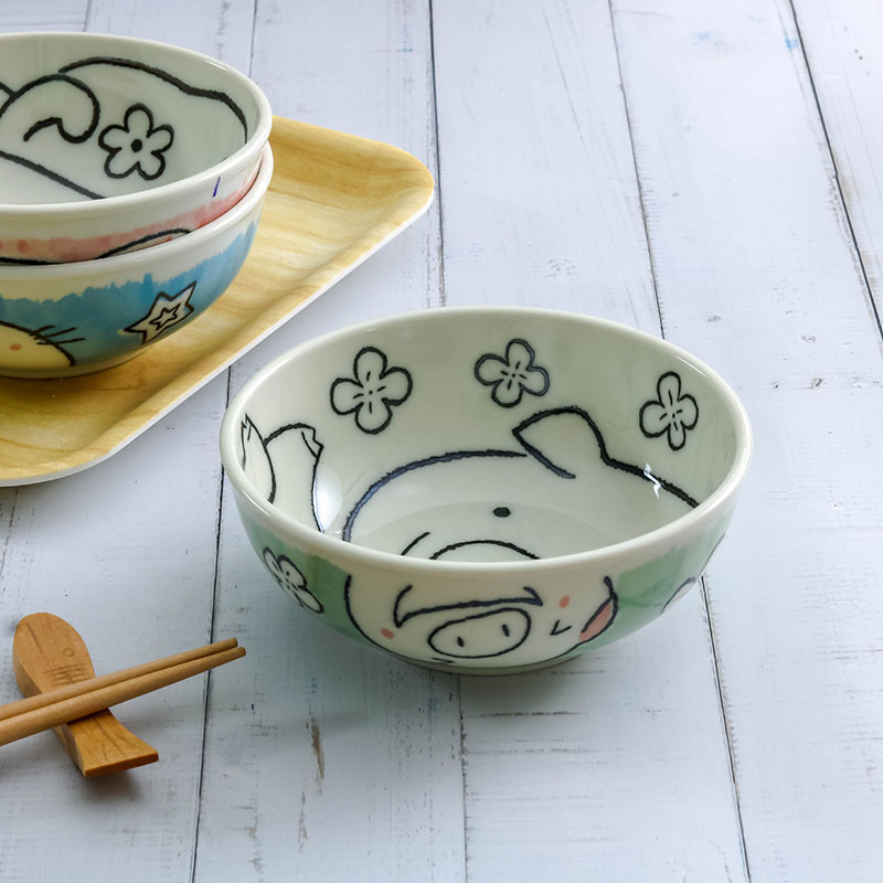 Combo siêu tiết kiệm 2 Tô sứ Nhật Bản 13.2cm thương hiệu 