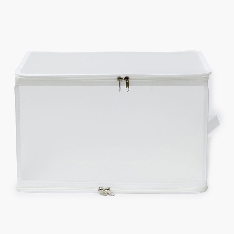 Combo siêu tiết kiệm 2 Hộp đựng vật dụng, quần áo gấp gọn có dây kéo 40x30cm  thương hiệu 