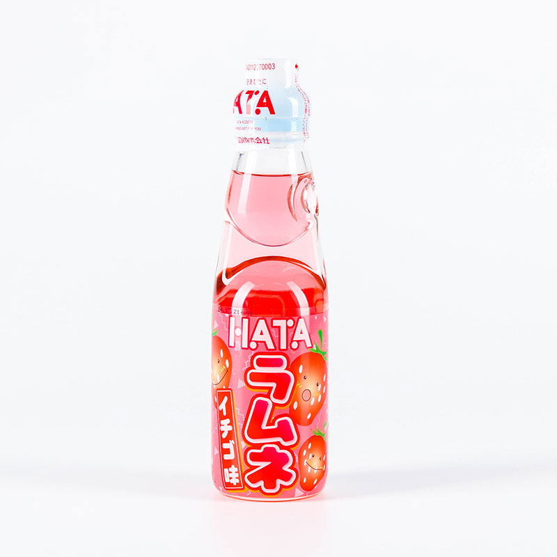 Combo siêu tiết kiệm 6 chai Soda Ramune 200ml (2 dâu-2 dưa lưới-2 việt quất) thương hiệu 