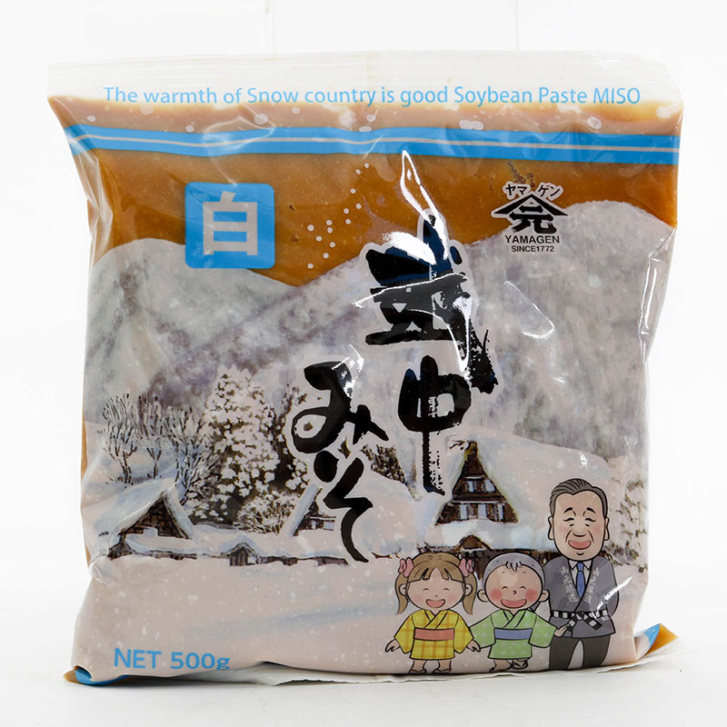 Combo siêu tiết kiệm hộp 500g và túi 500g Miso trắng men gạo Koji Yamagen thương hiệu 