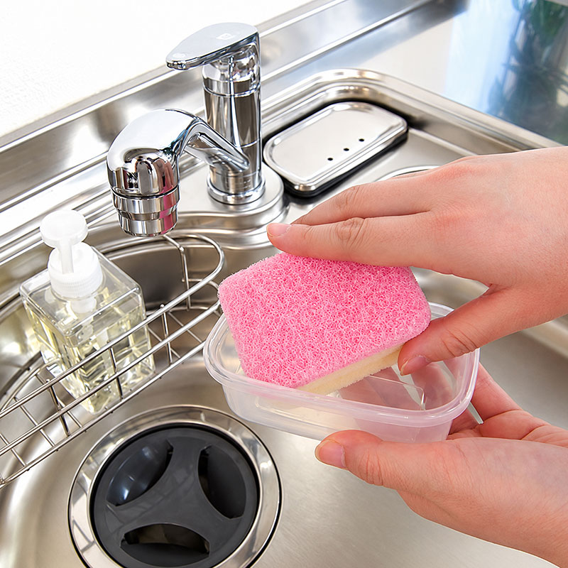 Combo siêu tiết kiệm 2 gói Mút rửa chén Nhật Bản tạo bọt Towa 2 cái (loại mềm) thương hiệu 